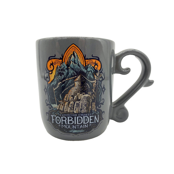 Disney Parks Other - Disney Parks Expedition Everest Forbidden Mountain Coffee Cup Mug Foot Print EUC